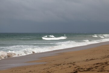 beach in the morning