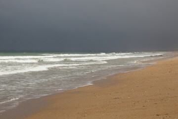 beach in the morning
