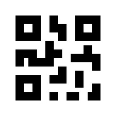 QR Code Flat Vector Icon