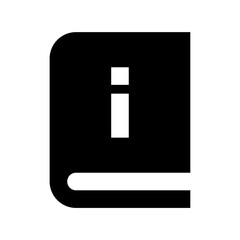 Encyclopedia Book Flat Vector Icon