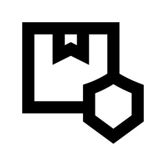 Secure Shipping Flat Vector Icon