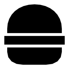 Burger Flat Vector Icon