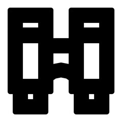Binoculars Flat Vector Icon