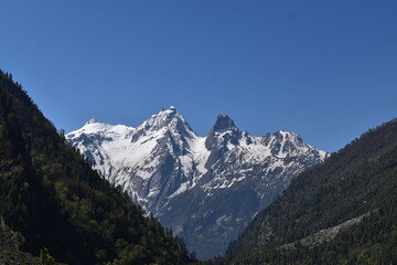 Fototapeta na wymiar Harshil mountains 