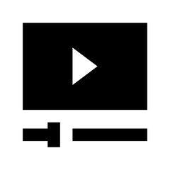 Media Player Flat Vector Icon