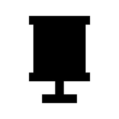 Flip Chart Flat Vector Icon