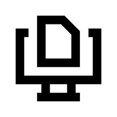 Online Document Flat Vector Icon