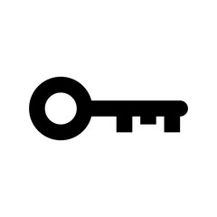 Key Flat Vector Icon