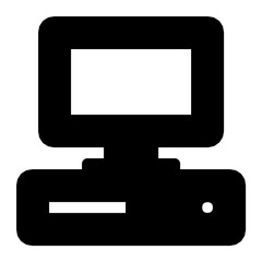 Computer Vector Icon