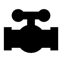 Water Valve Vector Icon 