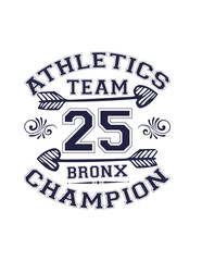 ATHLETICS TEAM 25 BRONX CHAMPION