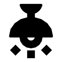 Hanging Lamp Vector Icon