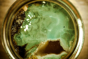 Mold. microbe colony. colonies grown on nutrient medium
texture of mold and fungi, microbiology....