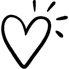 Hand drawn Heart Doodle