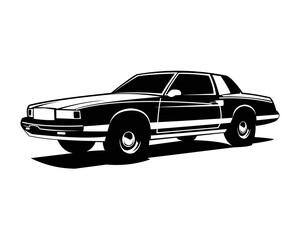 Obraz premium Muscle car logo design vector