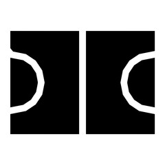 Football Ground Vector Icon