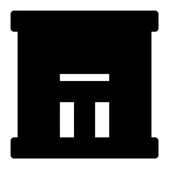 Entrance Door Vector Icon 