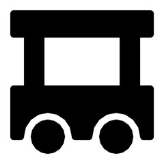 Food Cart Vector Icon