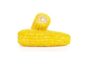 corn on a white background