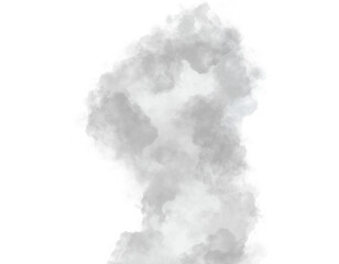 realistic smoke shape isolated on transparency background ep06