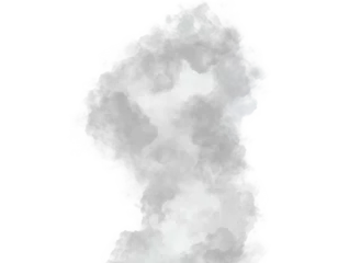 Fotobehang realistic smoke shape isolated on transparency background ep06 © Gohan T