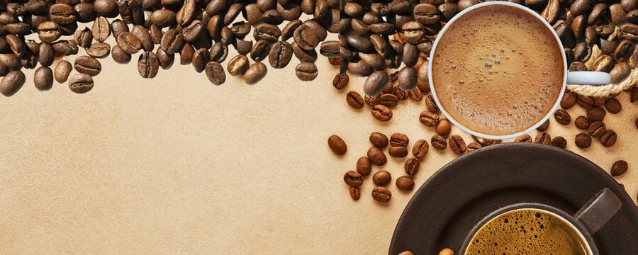 Attractive background for coffee shop signboards, coffee gatherings and pamphlets