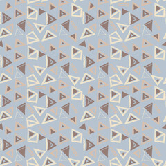 Seamless abstract geometry pattern with triangle elements