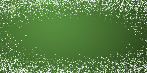 Falling snowflakes christmas background. Subtle