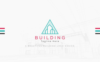 Real estate Logo template, apartment, condo, house, rental, business. brand, branding, logotype, company, corporate, identity - Real estate logo design