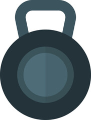 dumbbell illustration in minimal style