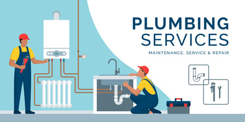 Plumbing service: maintenance service and repair
