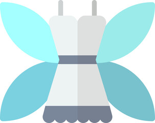 fairy and angel illustration in minimal style