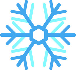 snowflakes illustration in minimal style