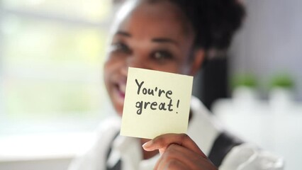 Compliment And Praise Message Sign