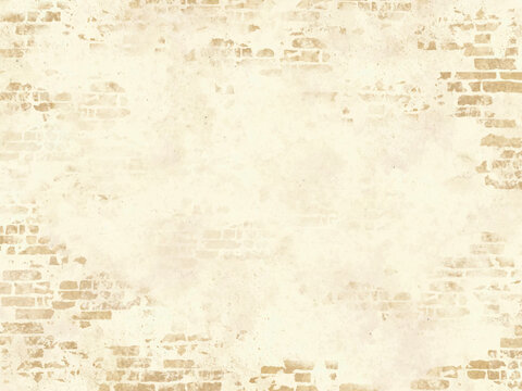 Fond aquarelle vintage avec des murs de briques