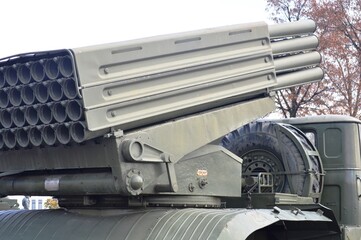 Exhibition of military weapons of military equipment