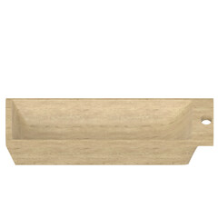 3d rendering illustration of a kneading trough