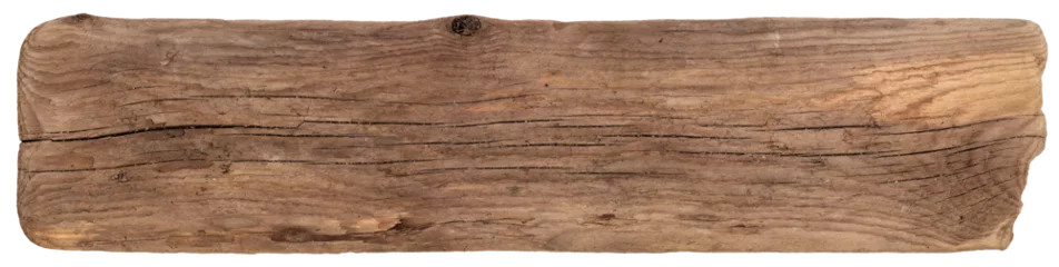 Tuinposter High resolution driftwood plank (PNG) © Aleksander Nordaas