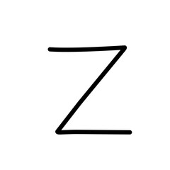 doodle alphabet abcd hand drawn