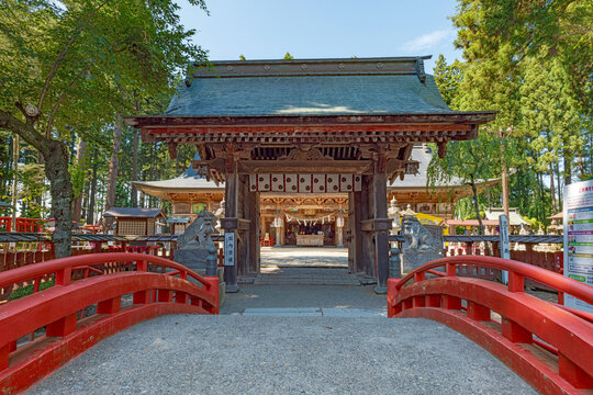 青森八戸 櫛引八幡宮 正門