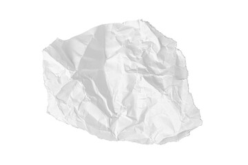 A piece of crumpled paper. Torn paper. Wrinkled paper