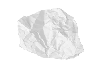 A piece of crumpled paper. Torn paper. Wrinkled paper