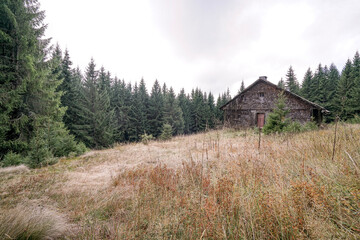 old house in the mountains