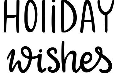 Christtmas lettering typography hand written phrase