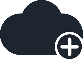Cloud icon and Plus symbol.