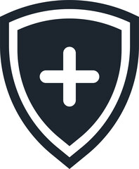 Obraz premium Protection shield icon, Antivirus icon.
