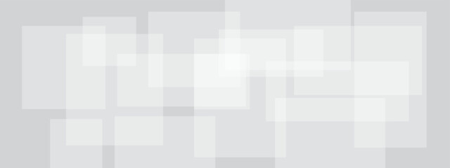Abstract white and grey geometric overlapping square pattern, design of technology background with shadow. Vector illustration. You can use for add, poster, design artwork, template, banner, wallpaper