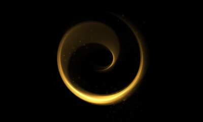 Bright light effect with rays and highlights.