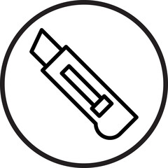 Paper Cutter Icon Style