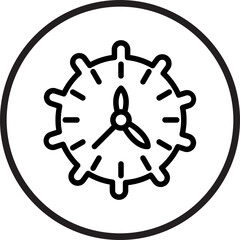 Fototapeta premium Time Management Icon Style